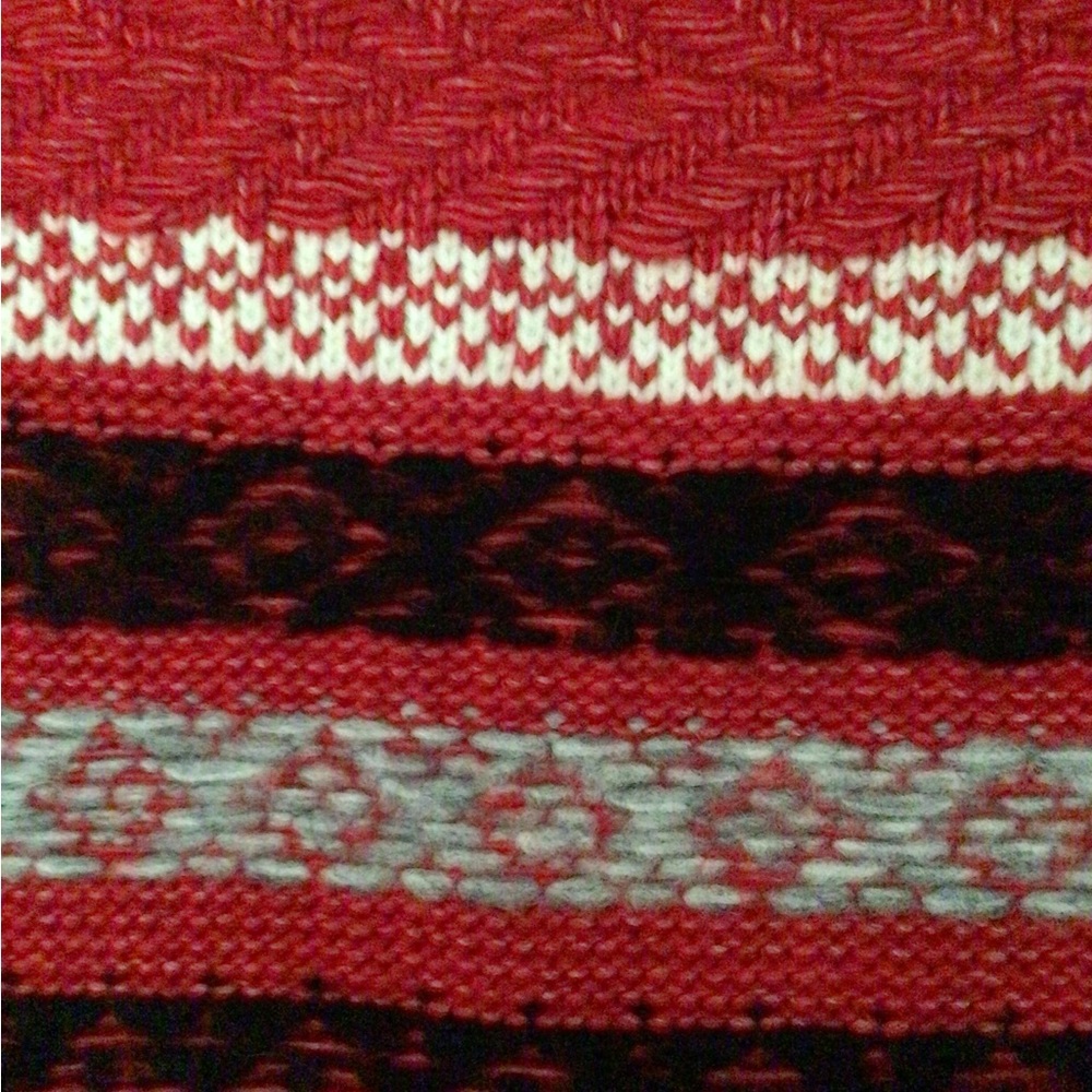NWT Arizona Red Fairisle Cropped Sweater - Picture 4 of 6